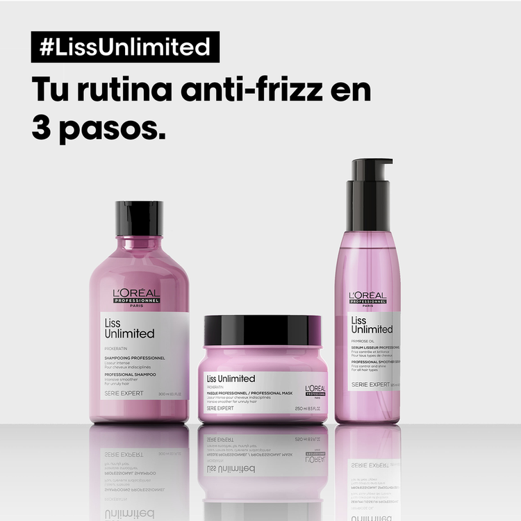 Liss Unlimited - Suero de secado, cabello controlado con protección anti-frizz