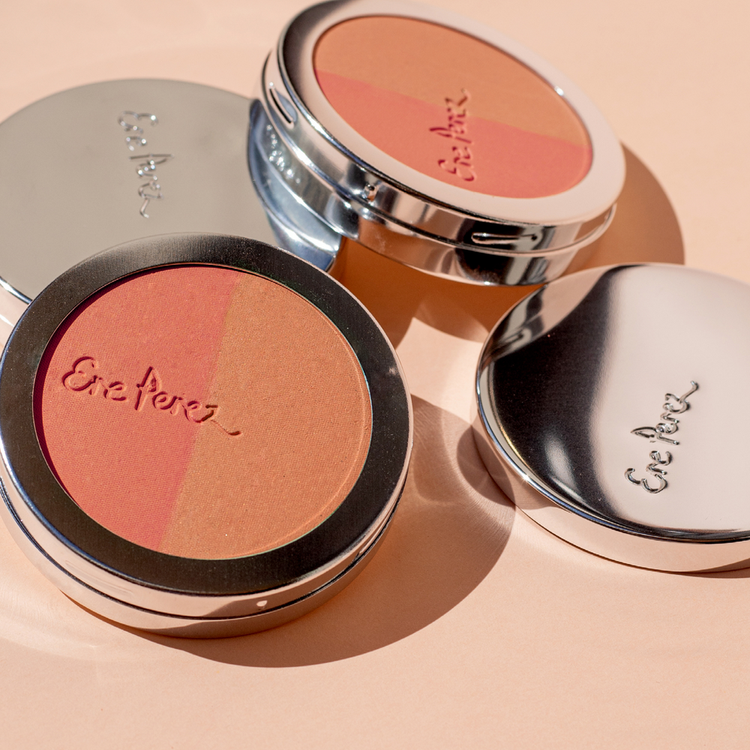 Rice Powder Blush Blush de arroz absorbe la grasa y ofrece avabado mate