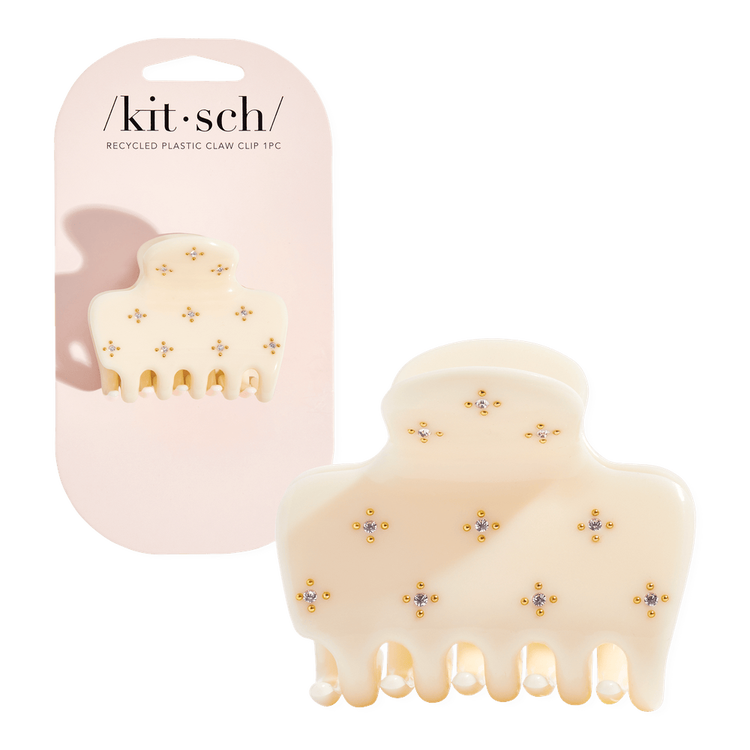 Rhinestone Medium Puffy Pinza tipo garra ideal para peinados