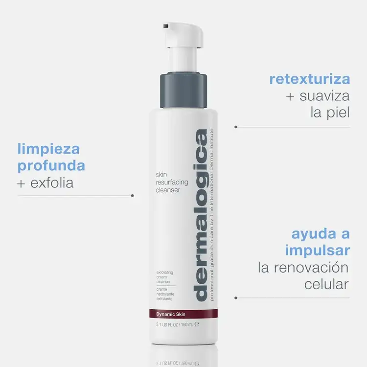 Skin Resurfacing Cleanser Limpiador exfoliante limpieza profunda y renovación de la piel
