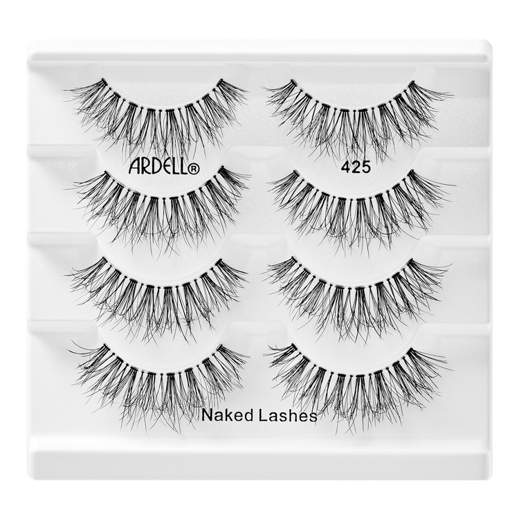 Naked False Lashes Multipack #425 Pestañas look naturales en pack pestañas con efecto wispies y longitud central.