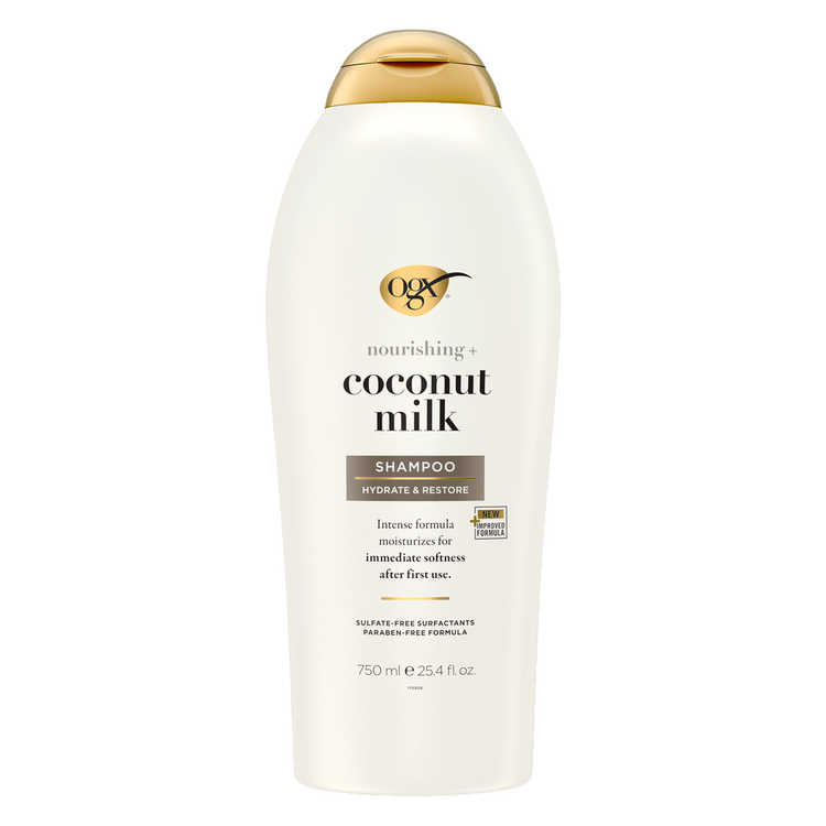 OGX Salon Size Nourishing Coconut Milk - Shampoo, con leche de coco