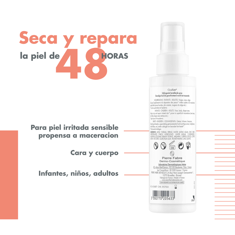 Cicalfate+ - Spray secante, alivia desde la primera aplicación