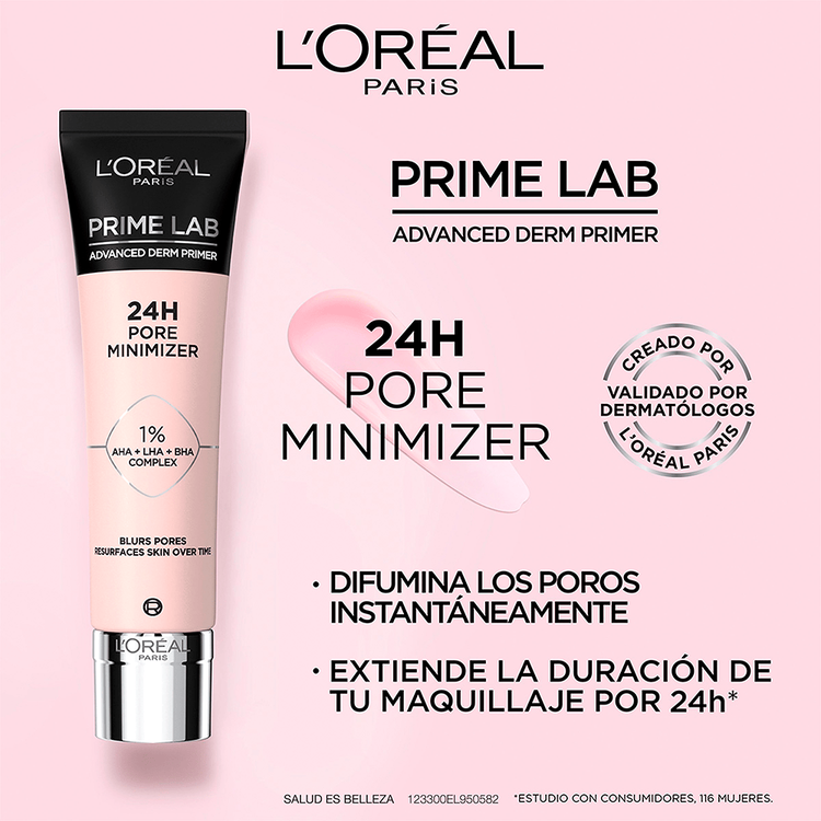 Prime Lab Primer líquido difumina los poros