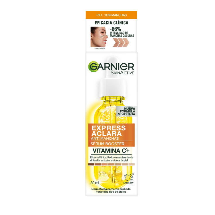 Garnier Skin Serum reduce visiblemente las manchas