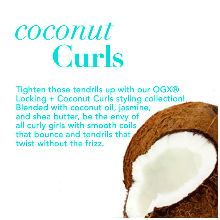 OGX Locking + Coconut Curls Finishing Mist - Spray finalizador, para rizos