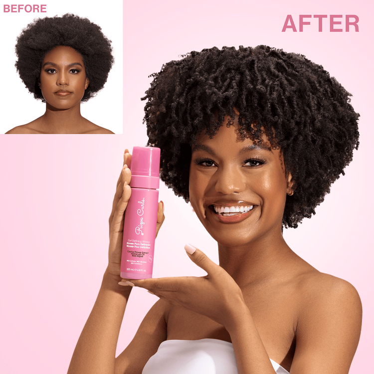 Curl Defining Espuma definidora combate el frizz