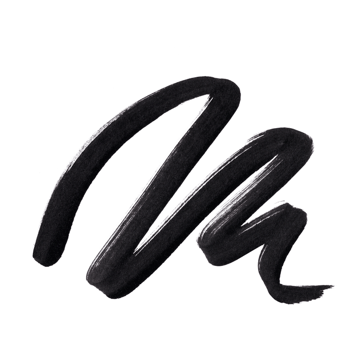 e.l.f. Wide Glide Eyeliner Pen Delineador de ojos de punta de fieltro negro intenso.