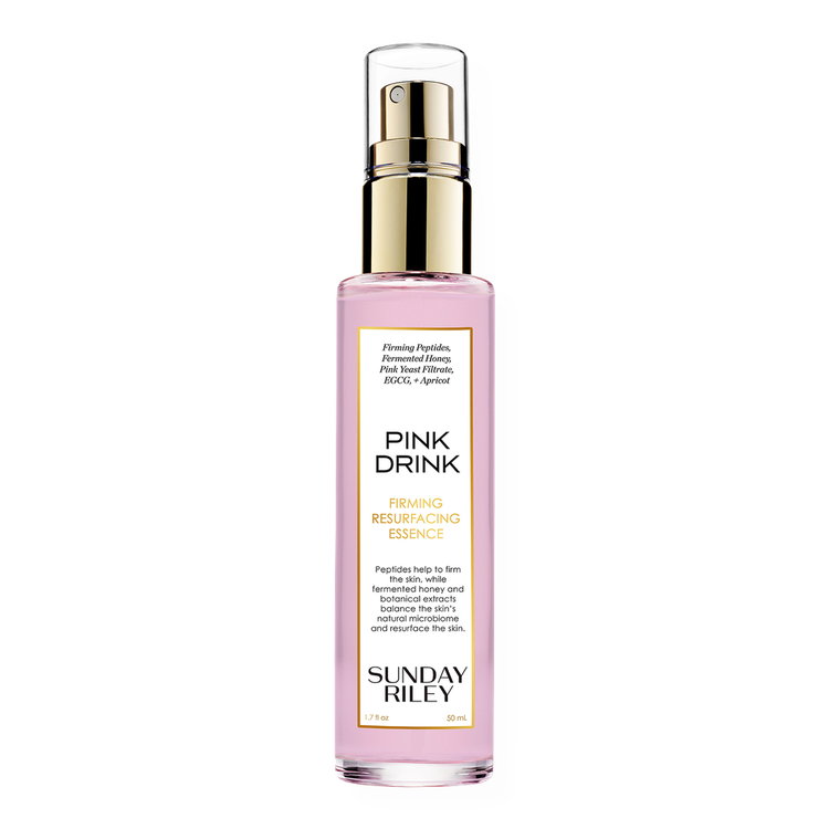 Pink Drink Firming Resurfacing Esencia reafirmante y renovadora reafirma y equilibra el microbioma