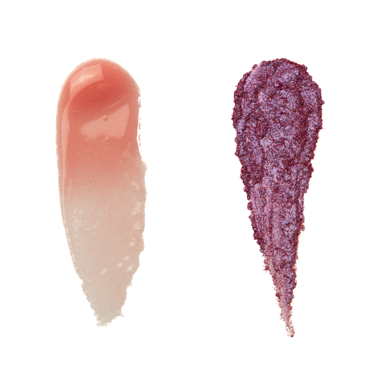 Gloss + Shimmer - Brillo labial y brillos sueltos, hidratante
