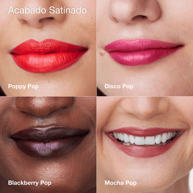 Pop Longwear Lipstick Sattin - Labial, color intenso que favorece la tonalidad de tu piel