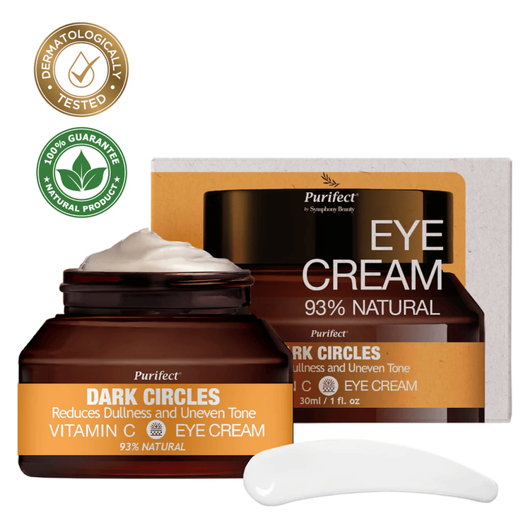 Eye Cream Dark Circles Vitamin C Crema de ojos reduce ojeras y mejora luminosidad