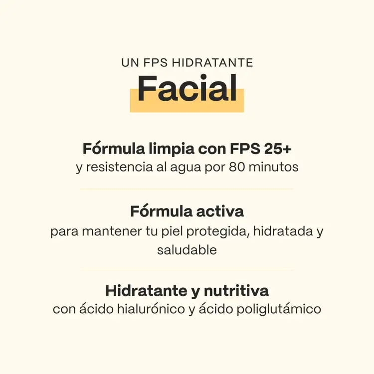 Hydrating Facial SPF 25+ - Protector facial hidratante, protege de los rayos UV