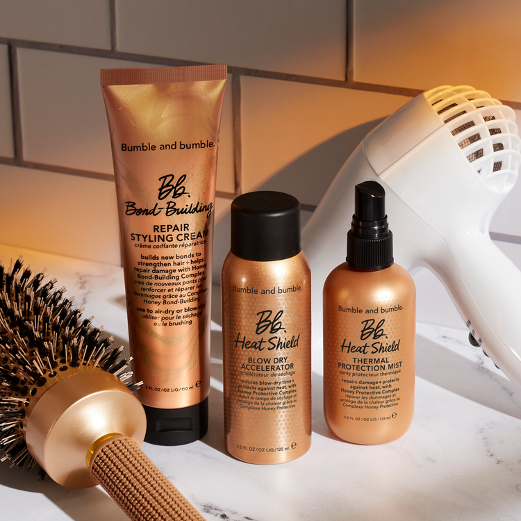 Bond Building - Spray acelerador de secado, repara y fortalece el cabello dañado