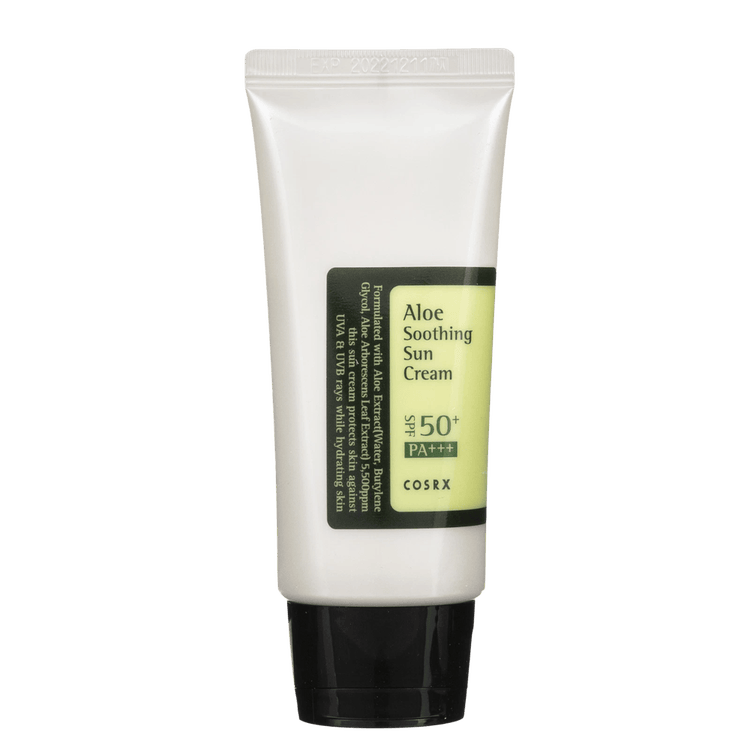 Aloe Soothing - Crema solar facial, protección 50+ SPF