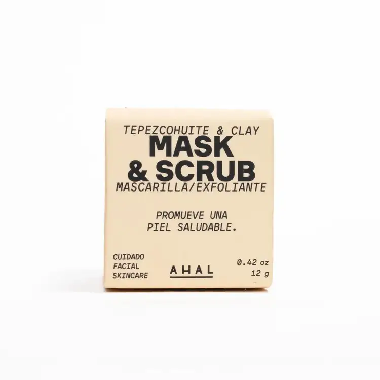 Mask & Scrub Exfoliante facial limpieza profunda