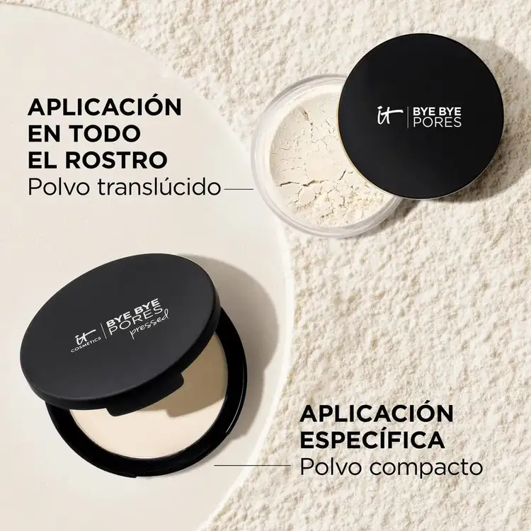 Bb Pores Pressed Polvo compacto mezcla antienvejecimiento apto para todos los tonos de piel