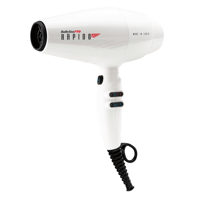 BaByliss PRO Nano Titanium - Secadora Italiana color blanco