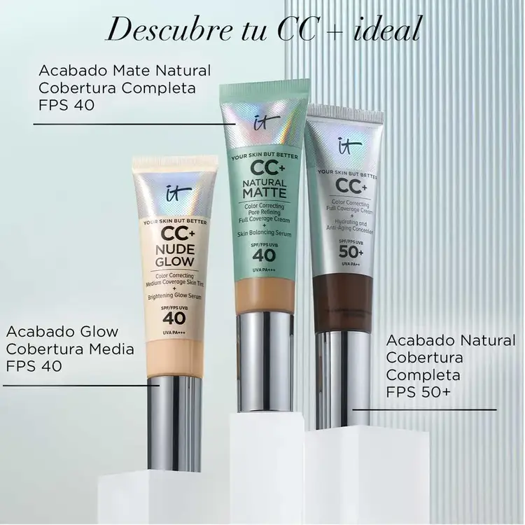 Your Skin But Better CC+ Natural Matte - Base líquida, con control de brillo e hidratación duradera