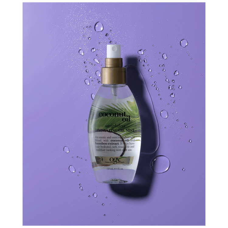 OGX Nourishing Coconut Oil Weightless Hydrating Oil - Mist capilar, hidratación nutritiva