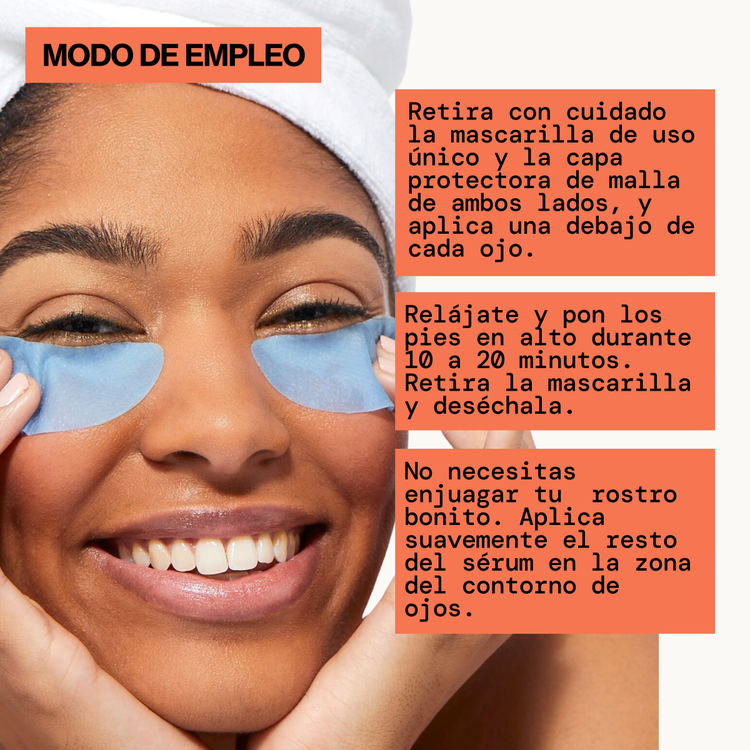 Eye Bright Undereye Vitamin C Spot Parches de ojos ilumina y reduce las ojeras