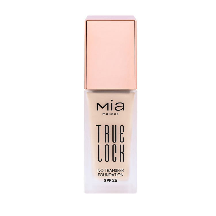 True Lock No Transfer Foundation Protector solar acabado impecable