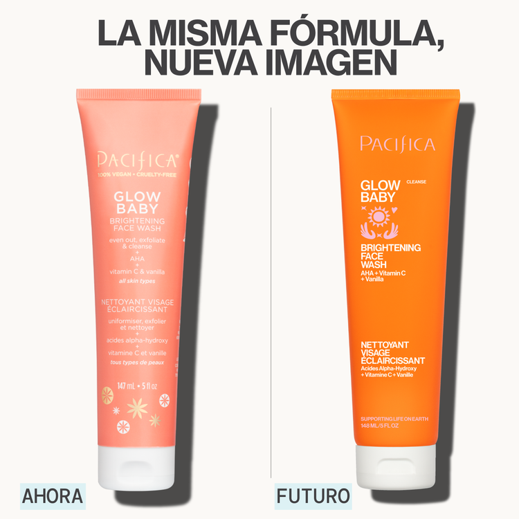 Glow Baby Brightening Limpiador facial limpieza profunda y luminosidad