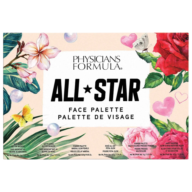 Kit All-Star Palette Paleta de bronzer e iluminadores fórmula suave aterciopelada