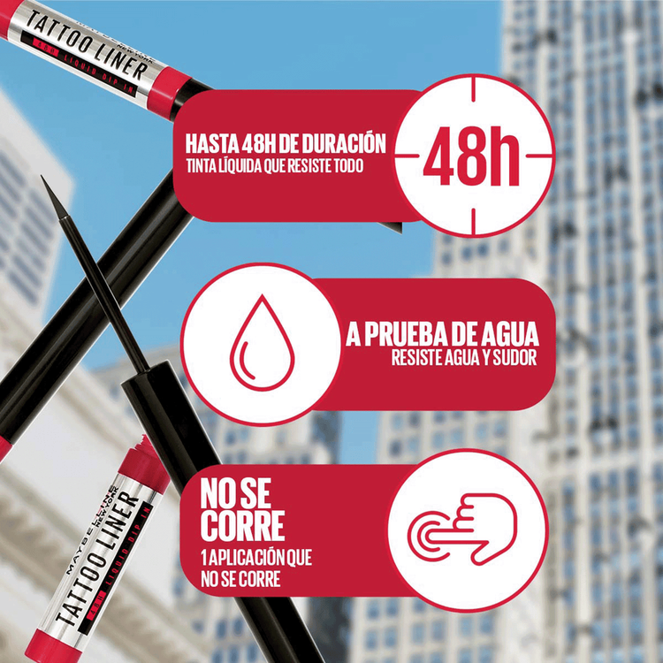 Tattoo Liner 48 H Delineador ojos hasta 48 horas de duración