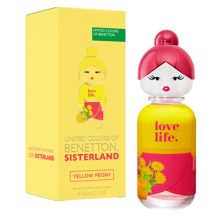 Sisterland Yellow Peony - Eau De Toilette, alegre, moderna y romántica