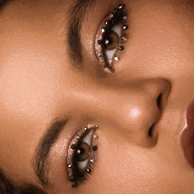 EUPHORIA X HALF MAGIC - Self-Adhesive Face Gems, Piedras brillantes para rostro autoadhesivas