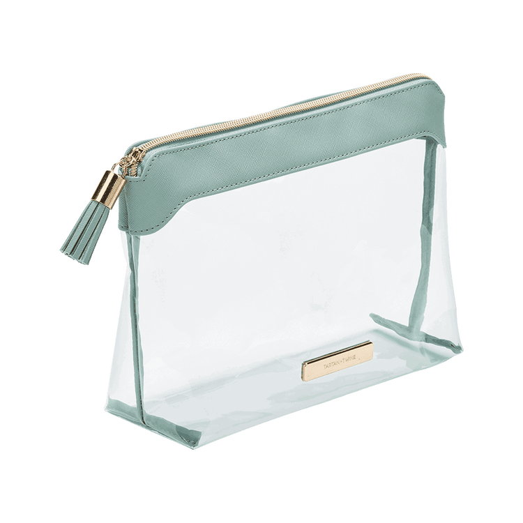 Tartan and tiwne - Bolso transparente color menta