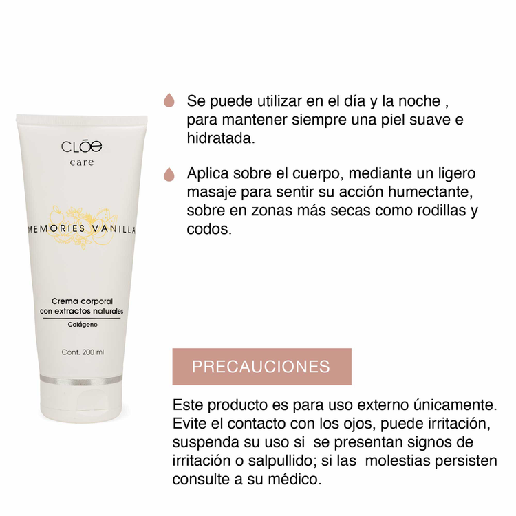 Crema corporal, para todo tipo de piel