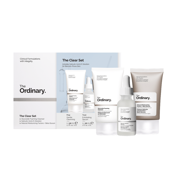 The Clear - Set para pieles con tendencia acnéica, elimina imperfecciones