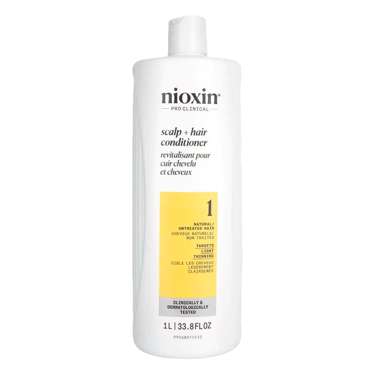 Sistema 1 - Acondicionador, para cabello natural con adelgazamiento capilar