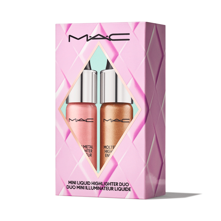 Molten Metal - Surreal Shine Mini Highlighter Duo, set de dos iluminadores líquidos para rostro y labios