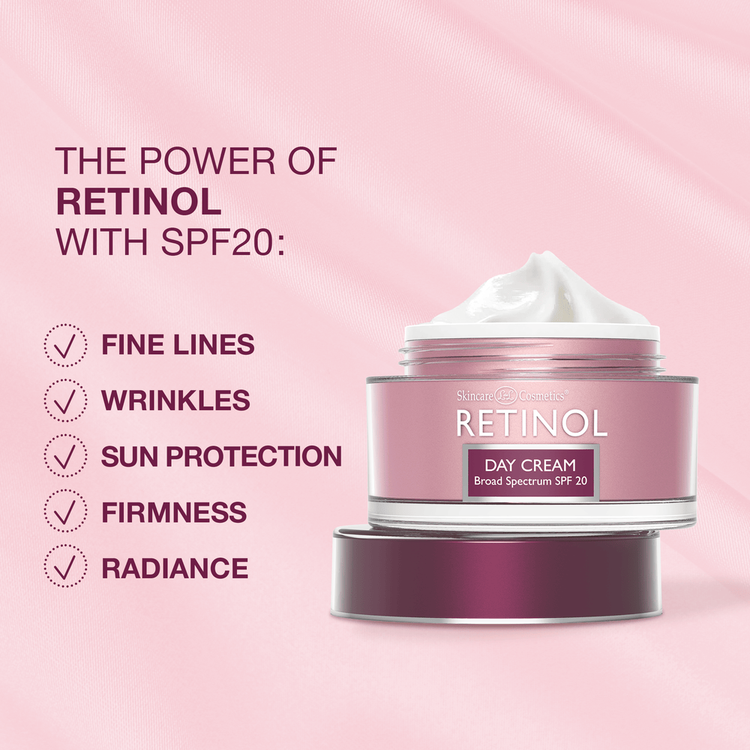 Retinol Crema facial con protector solar antiedad- spf 21