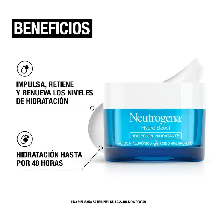 Hydro Boost - Crema facial en gel, hidratante con ácido hialurónico