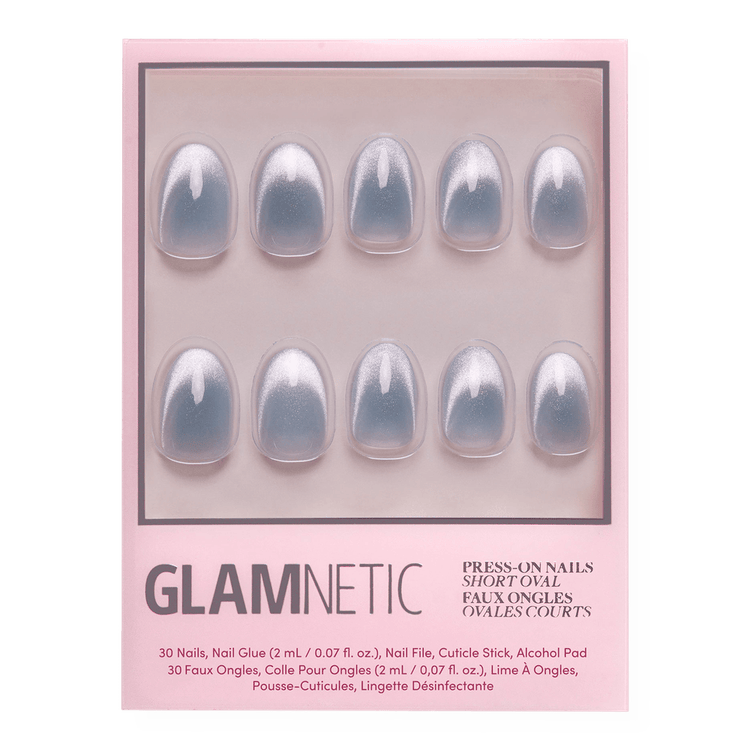 Unicorn Tears Press-On Nails Uñas postizas efecto tridimensional místico.