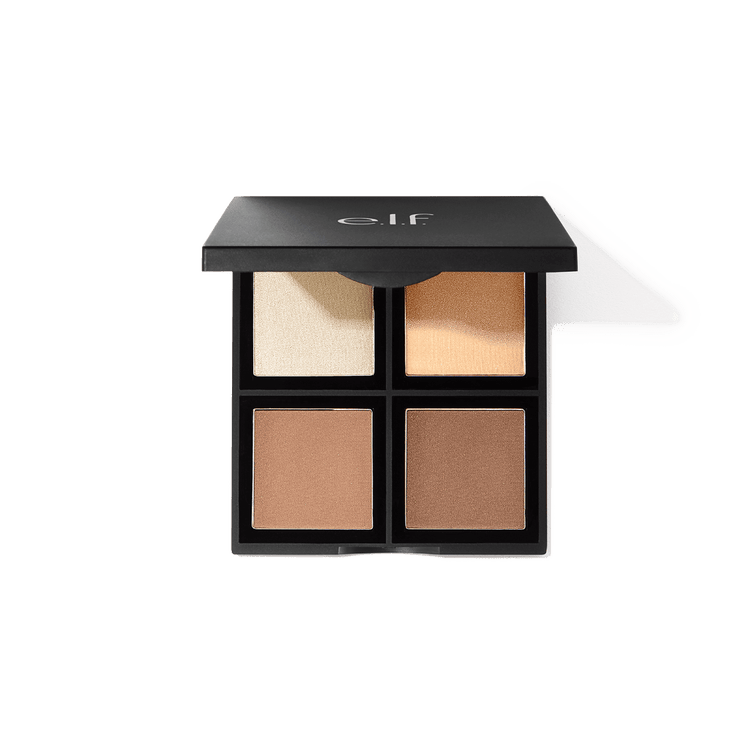 e.l.f. Contour Palette Paleta de Polvo Compacto para Iluminar y Contornear