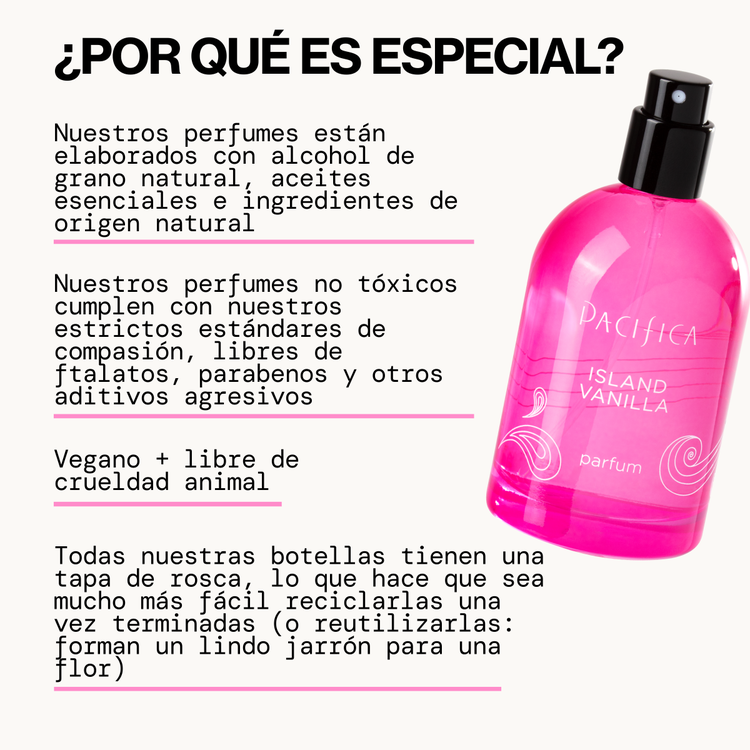 Island Vanilla Perfume en spray fragancia especial