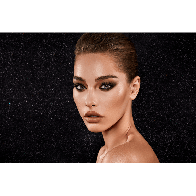 Mini Glam Paleta de sombras 5 tonos dorados, marrones y gris pardo