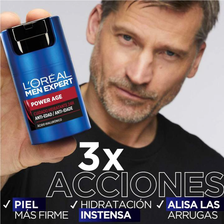 L'Oreal Paris Men Expert Vitalift Crema Suero facial alisa las arrugas y lineas de expresion