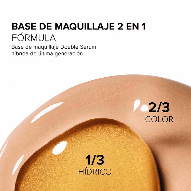 Double Serum Foundation - Base de maquillaje, sérum antiedad 30 ml