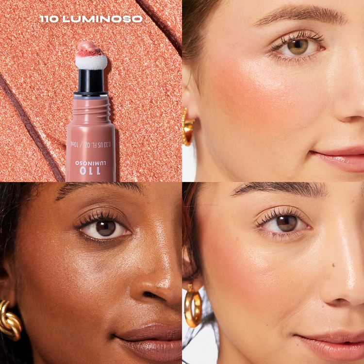 Cheek Kiss Liquid Blush + Glow - Rubor líquido, fórmula modulable con acabado radiante