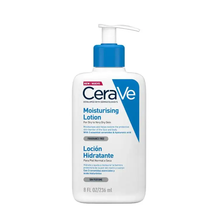 Loción hidratante, de uso facial y corporal