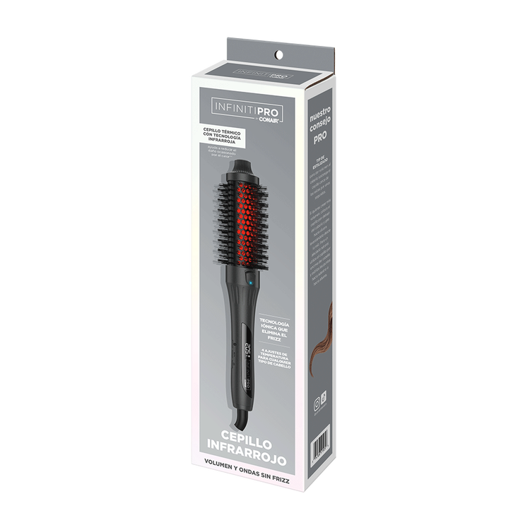 Conair - Cepillo térmico infrarrojo color negro