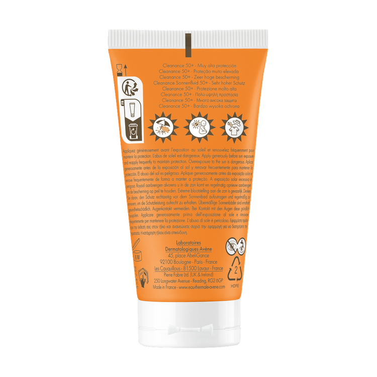 Cleanance Protector solar sin color