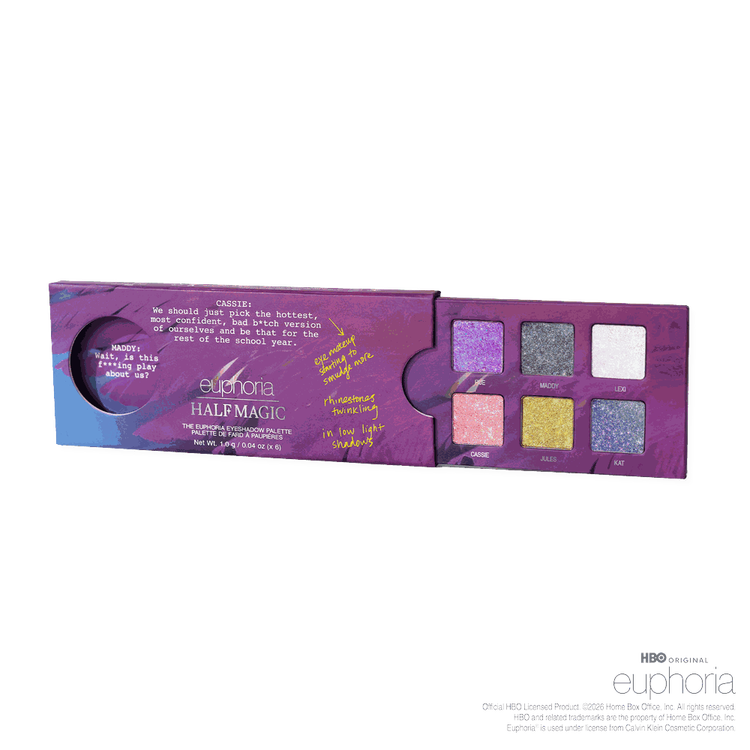 EUPHORIA X HALF MAGIC - The Euphoria Eyeshadow Palette, paleta de sombras para ojos