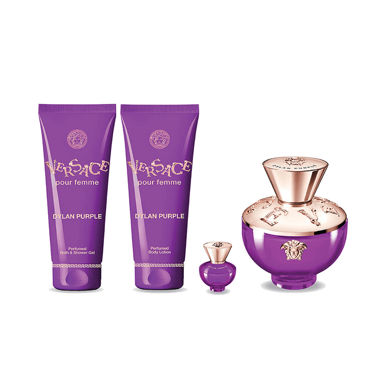 Dylan Purple - Set de regalo, Eau de Toilette 100 ml + Shower gel + Body Lotion + mini